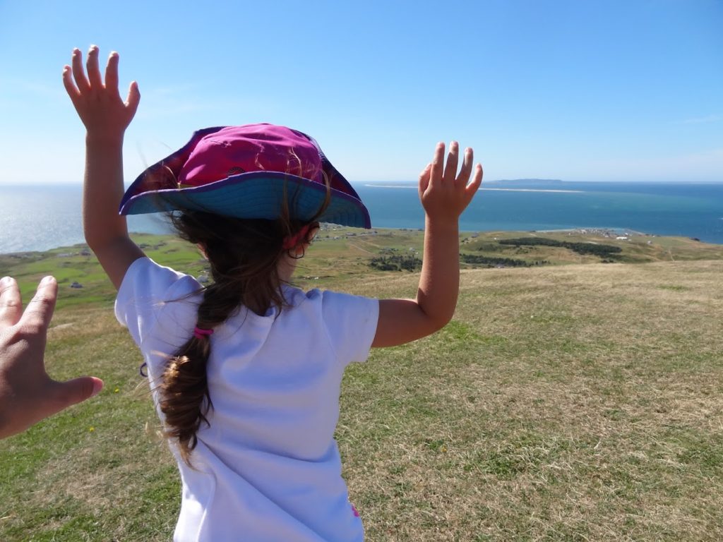 photo fille, danse, montagne