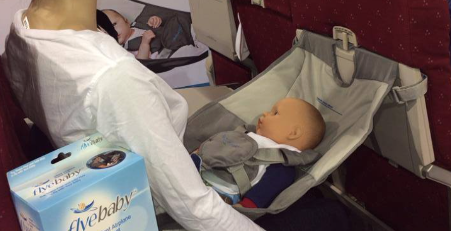 FlyeBaby, siège-hamac pour lit de bébé dans l'avion