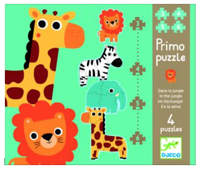 DJECO - Primo Puzzles Dans la jungle