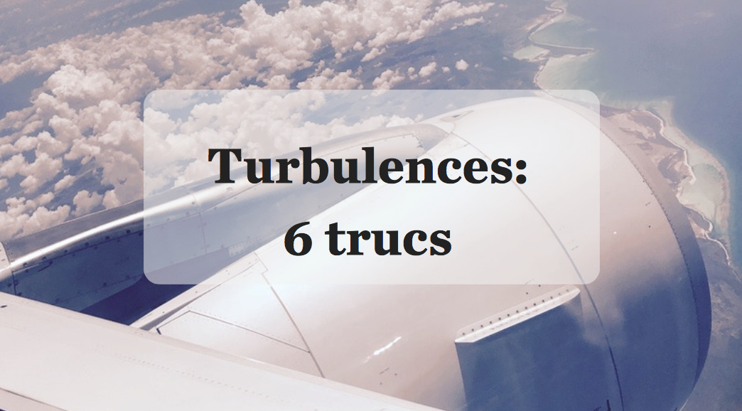 Turbulences en avion