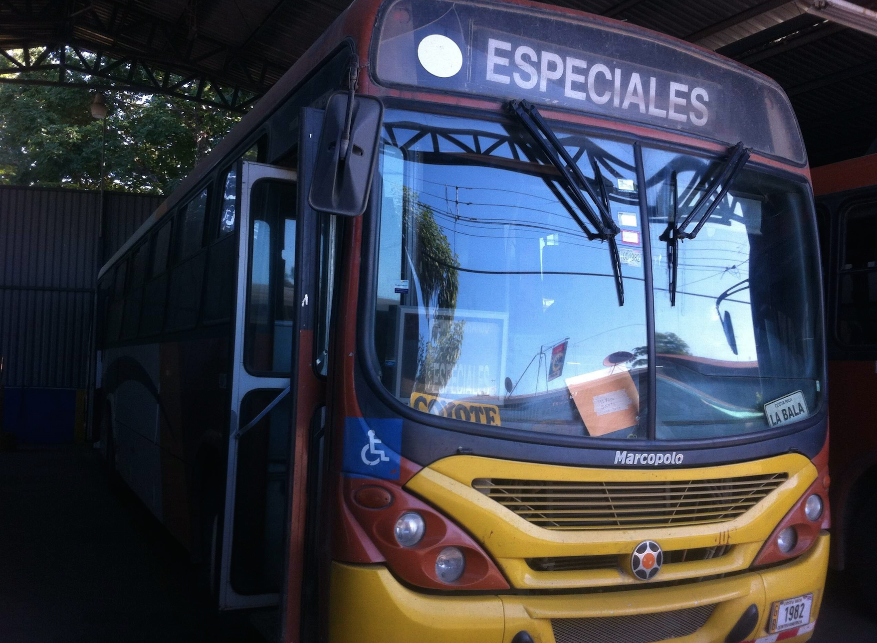 Autobus au Costa Rica