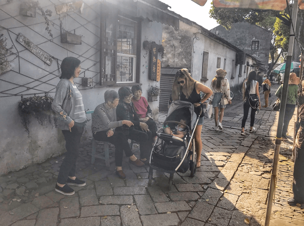 Shanghai avec bébé et enfants en famille